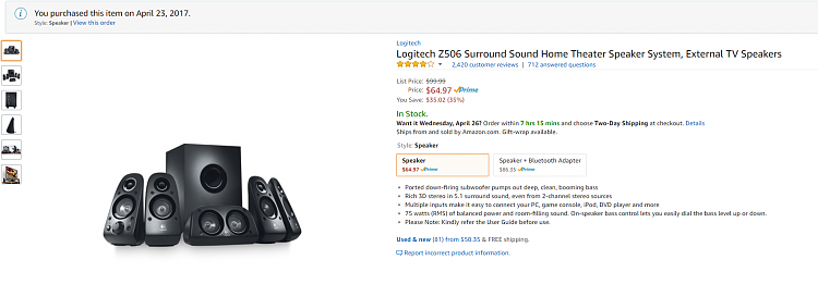 Order Placed! - (Your latest online purchase.) [2]-logitech-z506.png