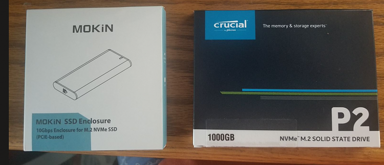 Crucial 1 To P2 M.2 PCIe NVMe SSD - Setup Game