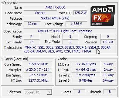 Best settings for AMD FX 8350 Overclocking? - Windows 10 Forums
