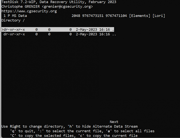 Partition Recovery/ Incorrect Parameter For External Hard Drive-lori-drive.png