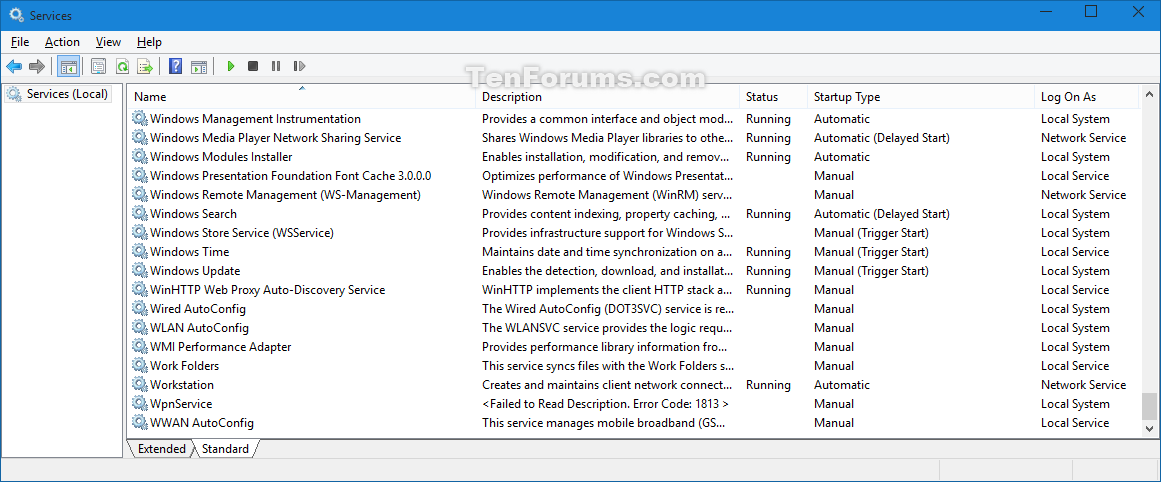 Start, Stop, and Disable Services in Windows 10 | Tutorials