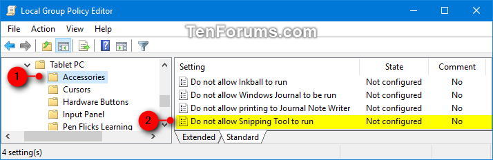 How to Enable or Disable Snipping Tool in Windows | Tutorials