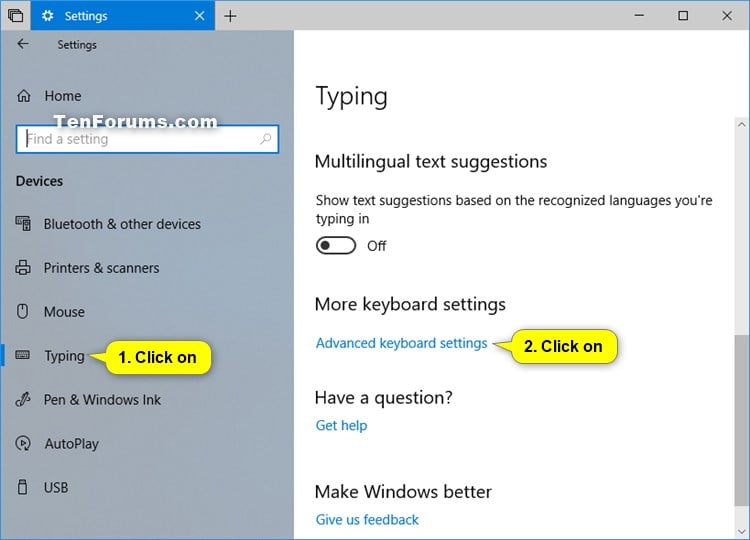 Set Default Keyboard Input Language in Windows 10 | Tutorials