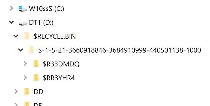 Fix Corrupted Recycle Bin in Windows-ddrive.jpg