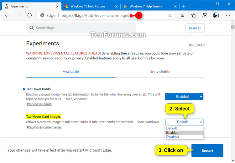Enable or Disable Tab Hover Card Images in Microsoft Edge Chromium-microsoft_edge_tab_hover_card_images.png
