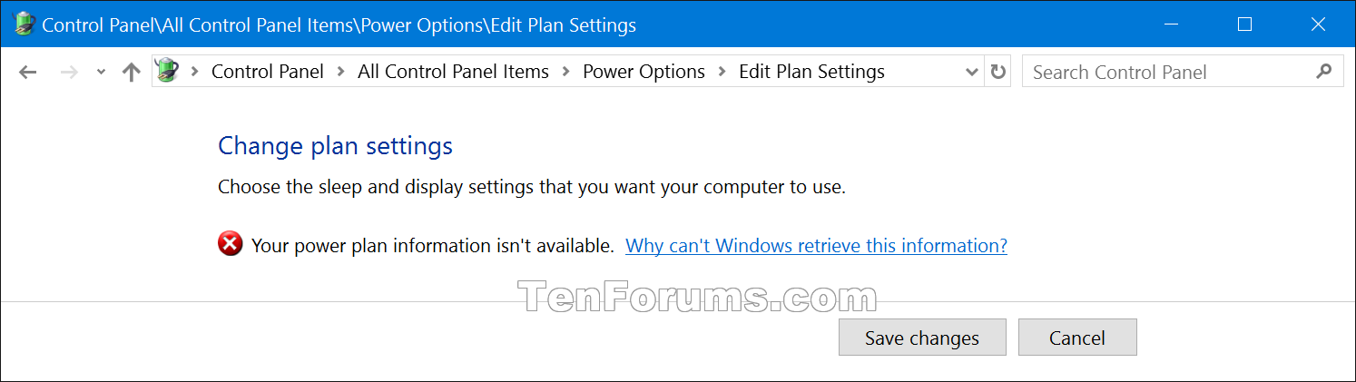 Reset And Restore Power Plans To Default Settings In Windows 10 Tutorials