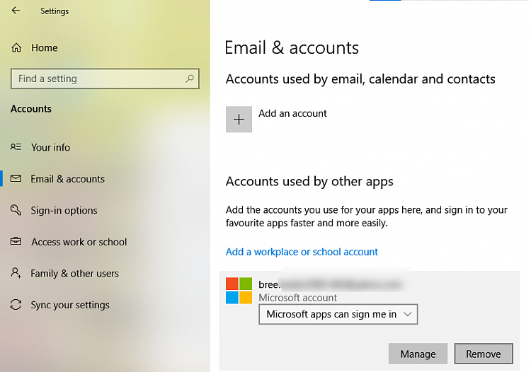 How to: connect to a Microsoft Account in Windows 10 - Microsoft