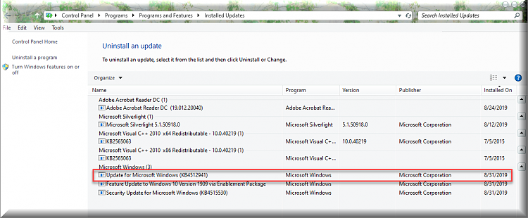 Cumulative Update KB4512941 Windows 10 v1903 build 18362.329 - Aug. 30-kb4512941-after-repair-install.png