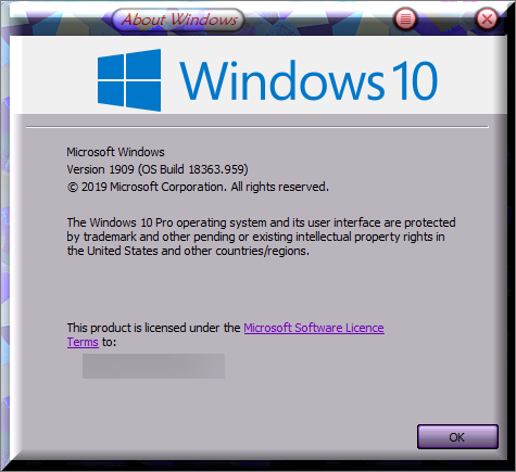 KB4565483 CU Win 10 v1903 build 18362.959 and v1909 build 18363.959-winver-after-installing-kb4565483.png