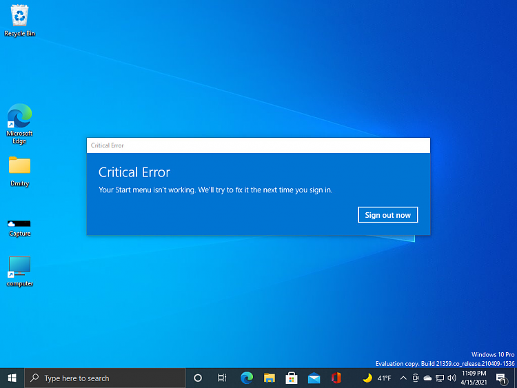 Windows 10 Insider Preview Dev Build 21359.1 (co_release) - April 14 ...