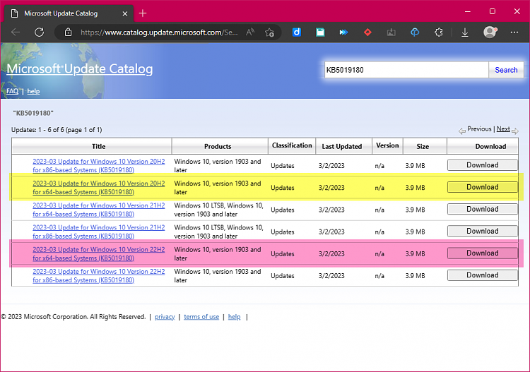 KB5019180 Security Vulnerability Update Windows 10 20H2, 21H2, 22H2-duplicate-windows-update-catalog-website-1.png