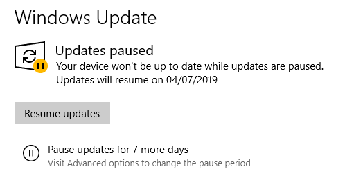 Cannot turn off Pause option-1903-updates-paused.png